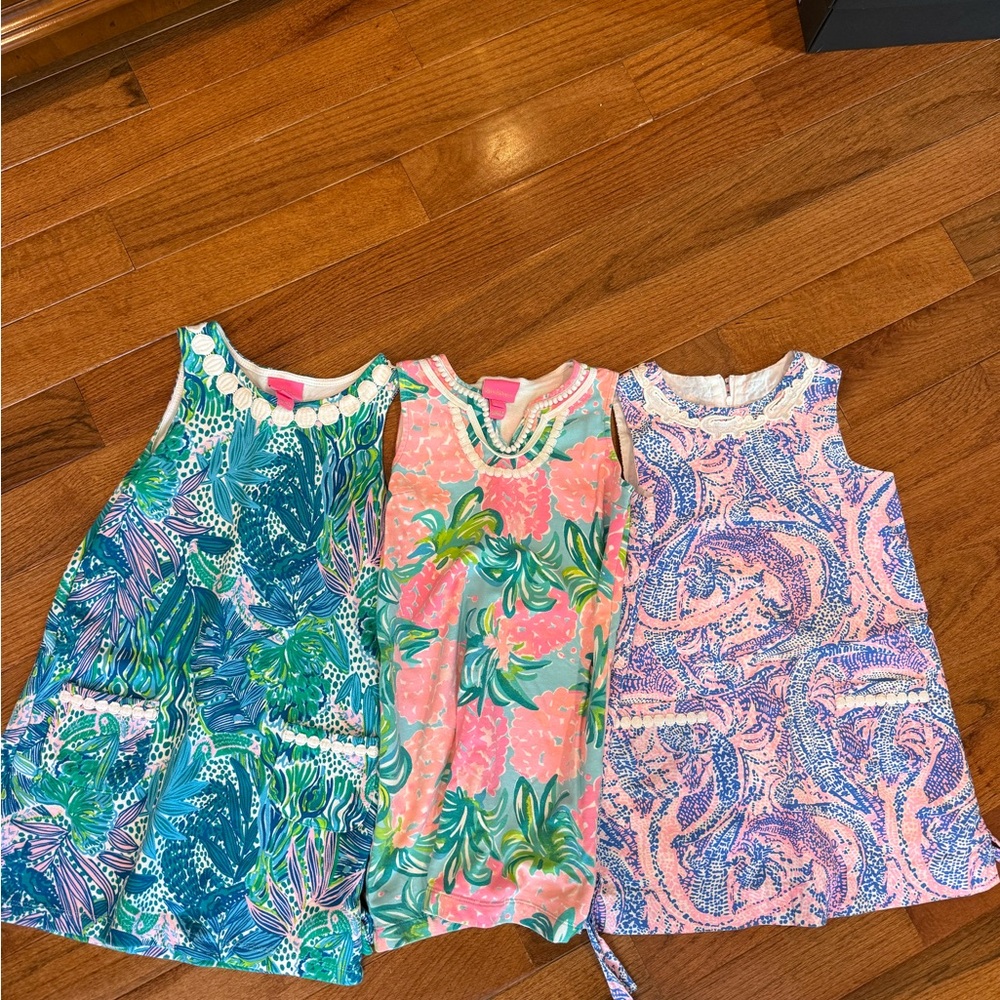 Lilly Pulitzer 3 dress bundle. Size medium. Perfect condition.